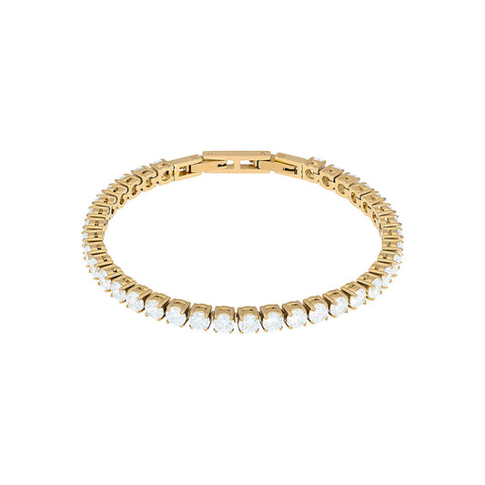 Cassio Tennis Bracelet in Gold