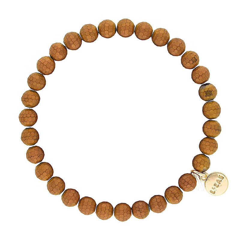 Lizas Clairsville stretchie bracelet 6mm