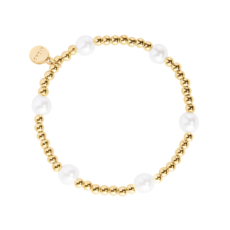 Lizas Livingston Flexi bracelet with pearls