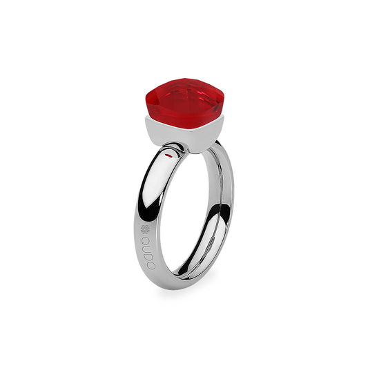 Firenze Ring in Silver - Red