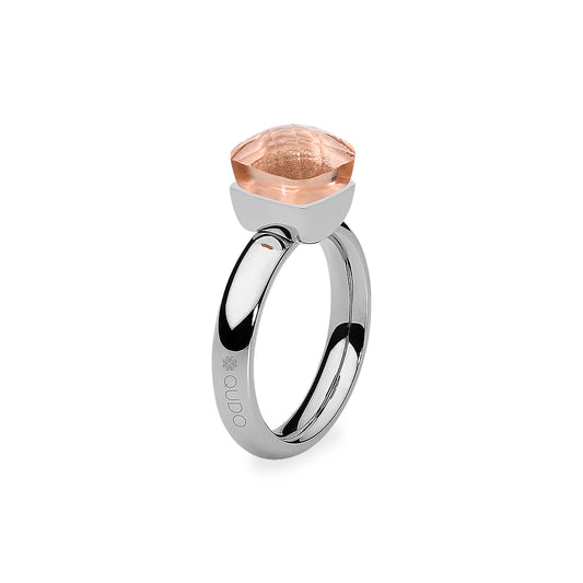 Firenze Ring in Silver - Light Peach