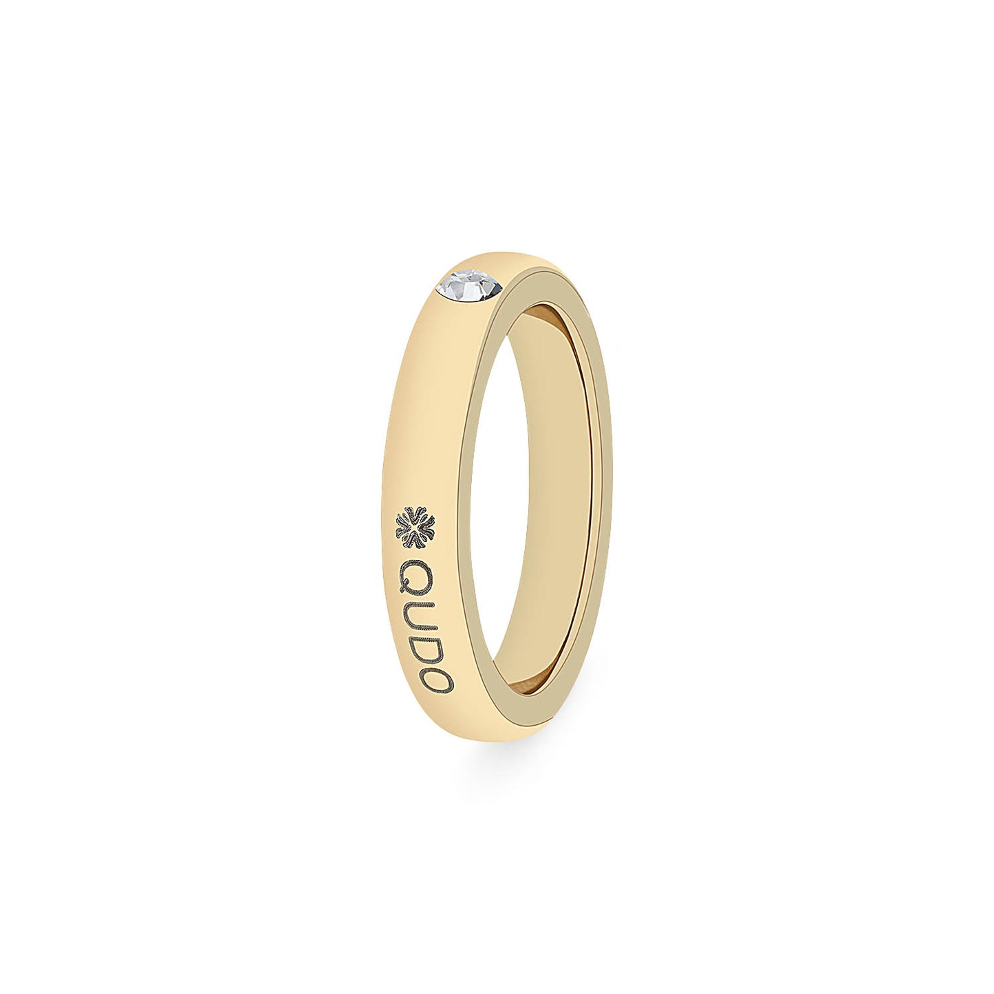 Saria Ring in Gold - Crystal