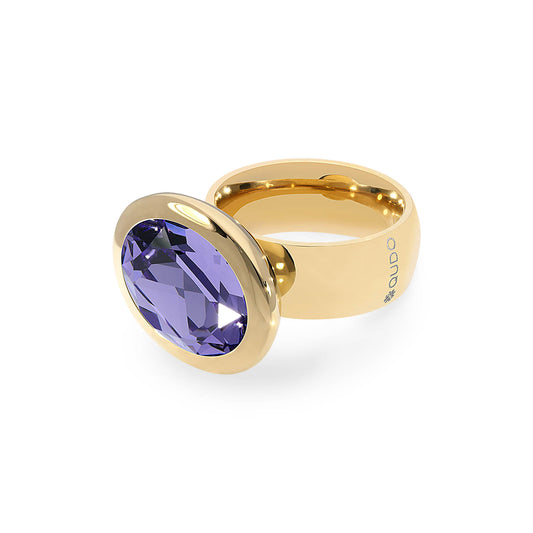 Tivola Ring Big in Gold - Tanzanite