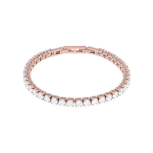 Cassio Tennis Bracelet in Rose Gold