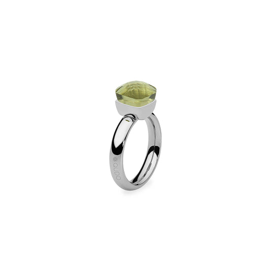 Firenze Ring in Silver - Olivine