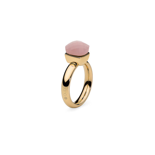Firenze Ring in Gold - Dark Rose Opal