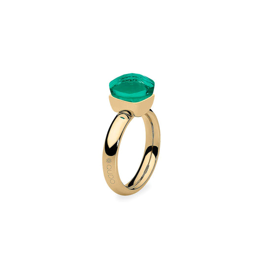 Firenze Ring in Gold - Teal