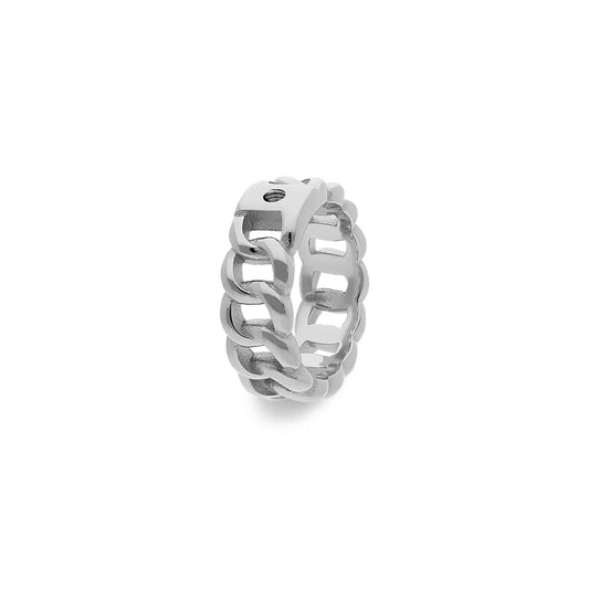 Liberi Ring in Polished Silver