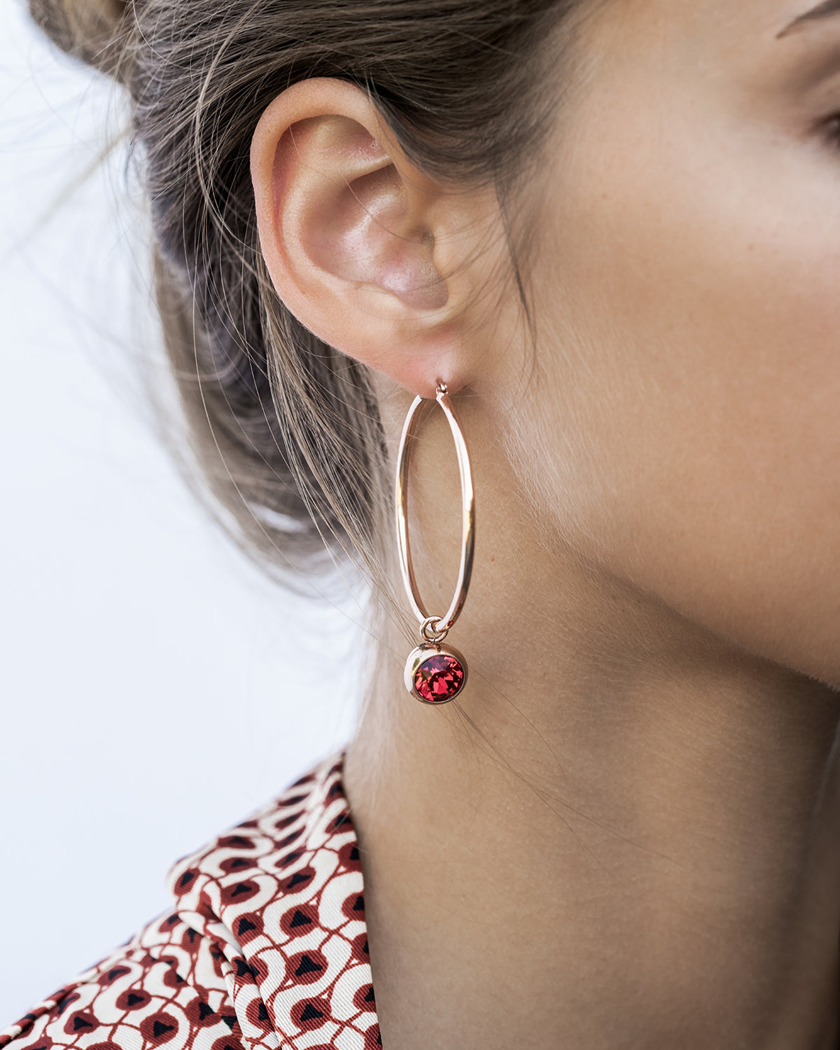Bottone Charm in Silver