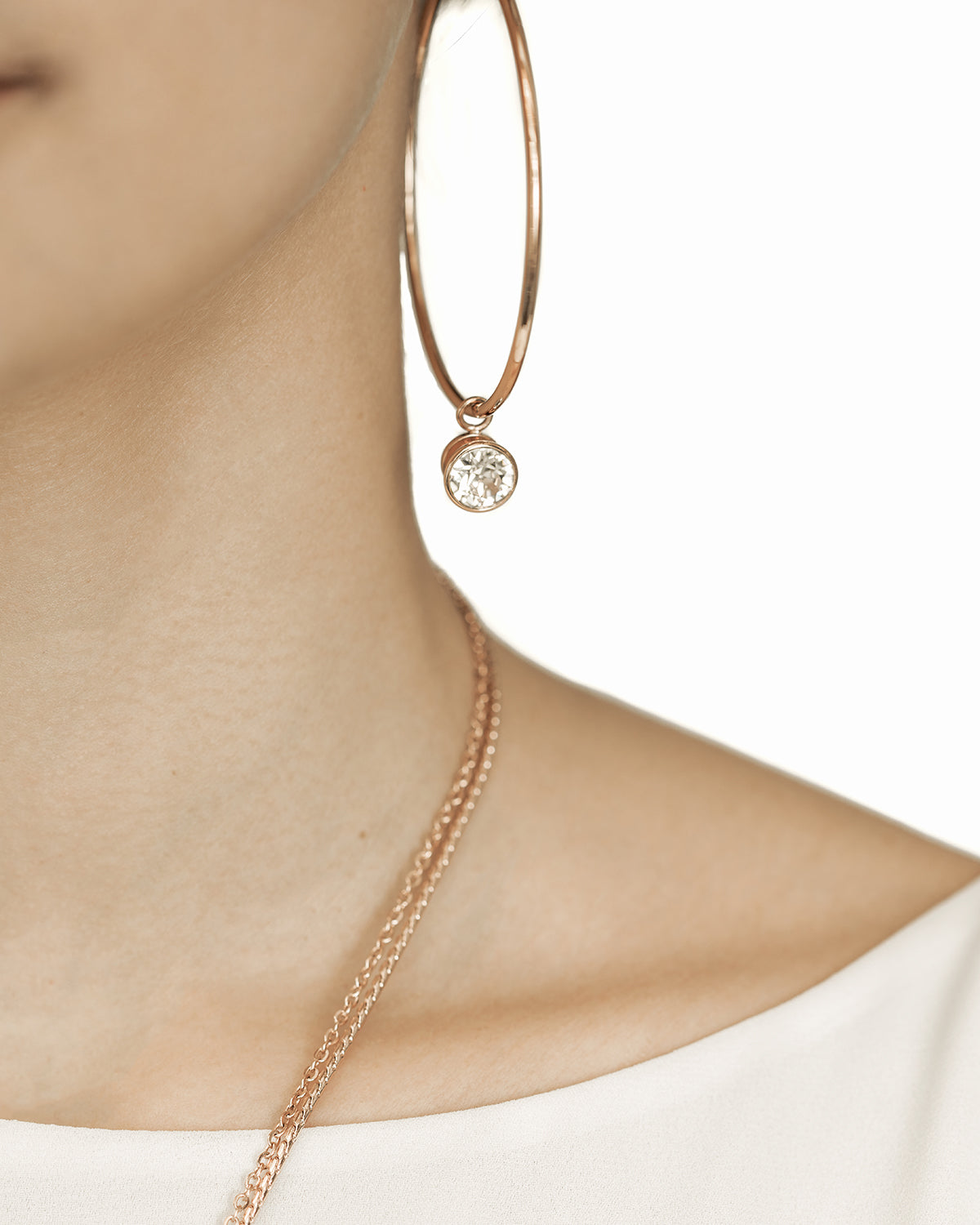 Bottone Charm in Silver