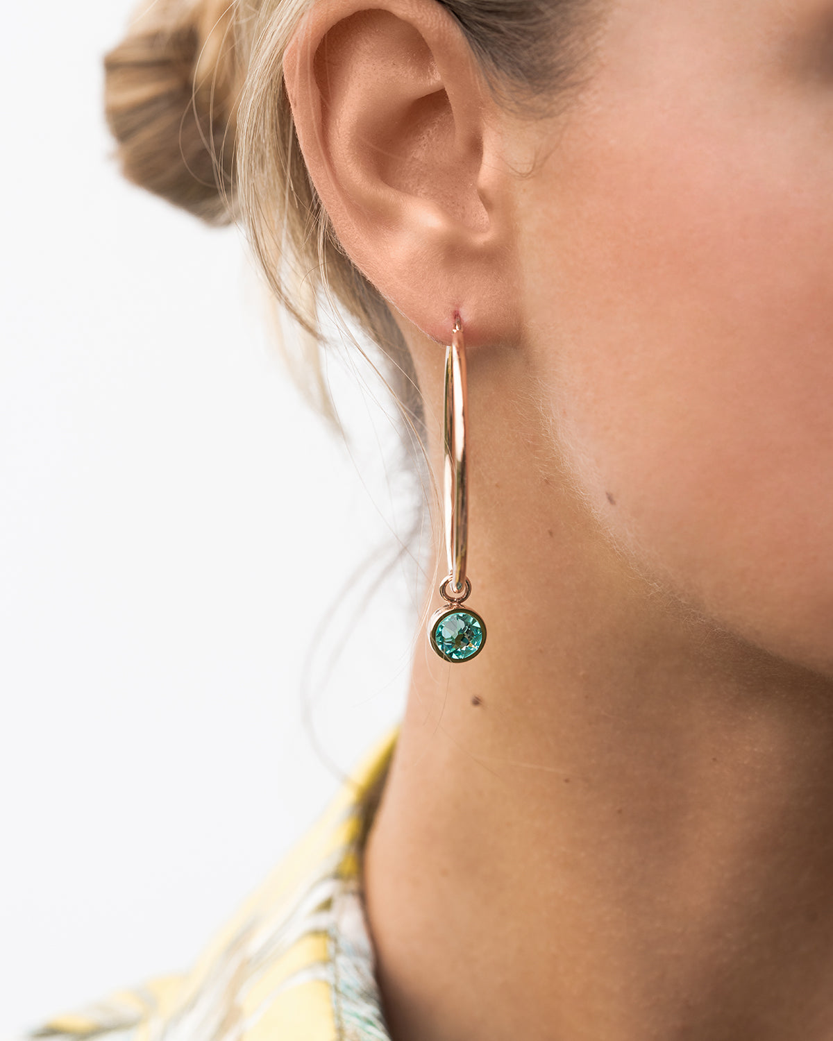 Bottone Charm in Silver