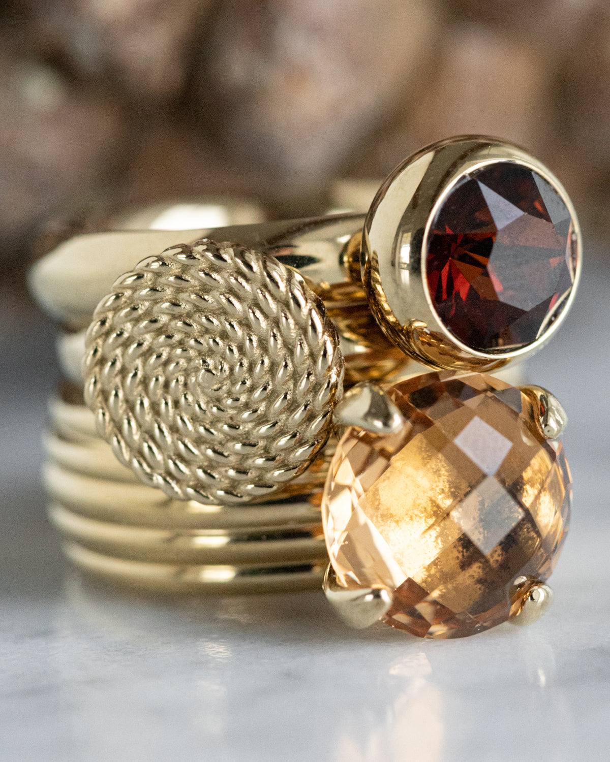 Seano Top 13mm in Gold