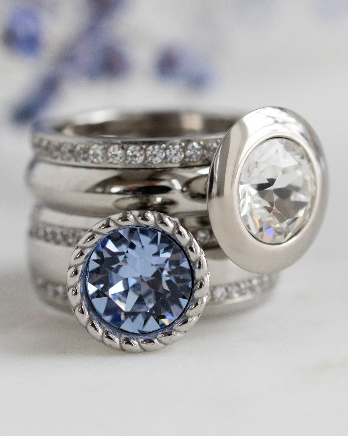 Tondo Top - 13mm in Silver