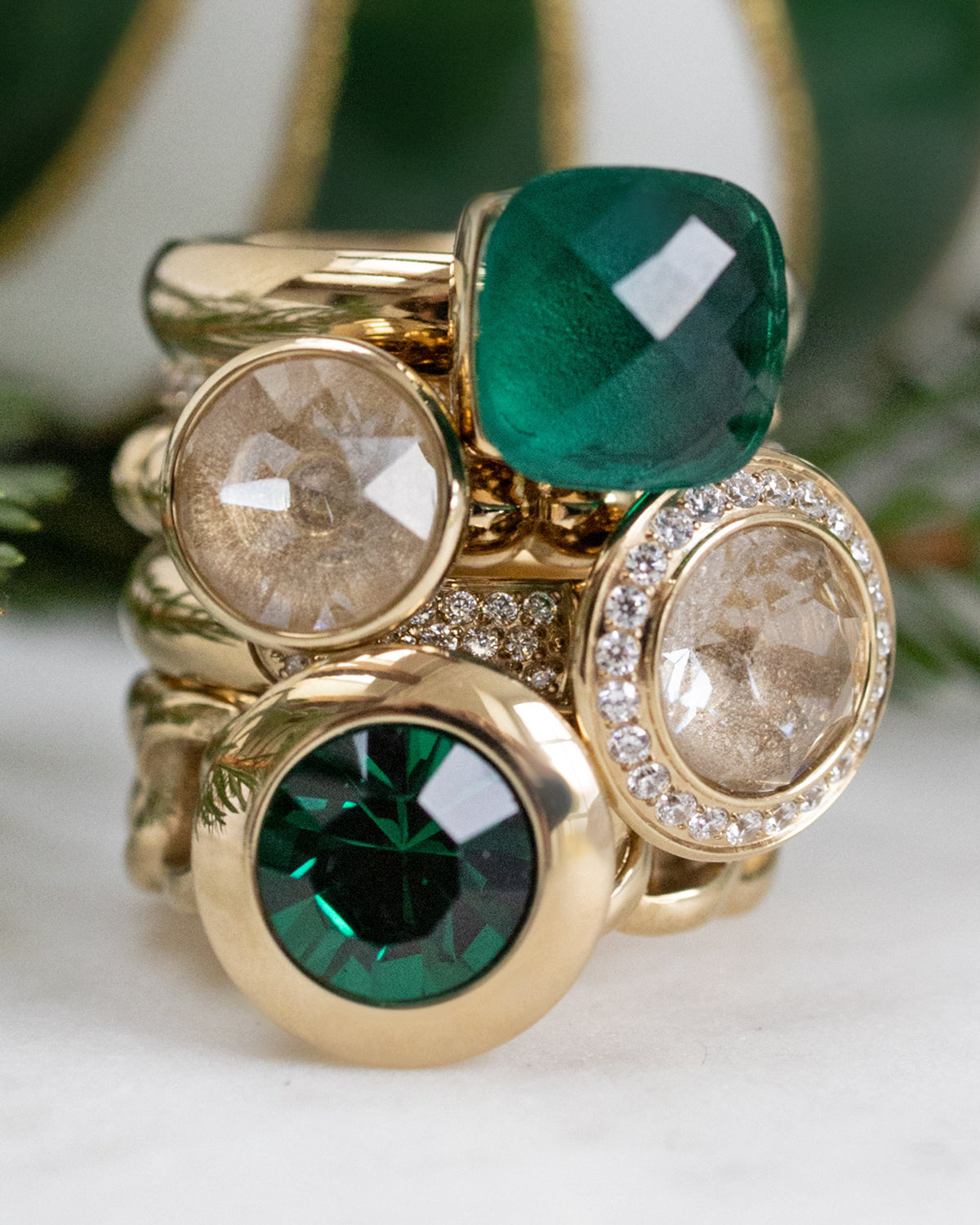 Tondo Top - 13mm in Gold