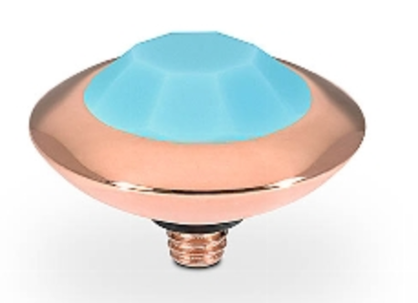 Tondo Top - 13mm in Rose Gold