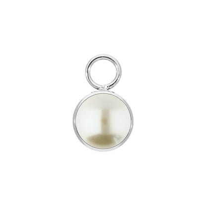 Bottone Charm in Silver
