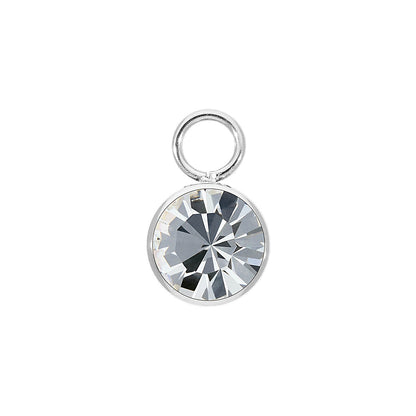 Bottone Charm in Silver