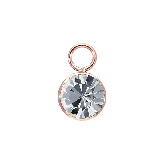 Bottone Single Charm in Rosegold