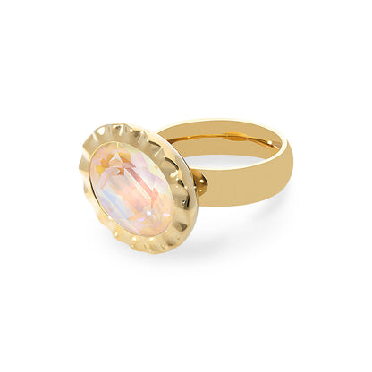 Tivola Ring UNICA in Gold - Ivory Cream Delite