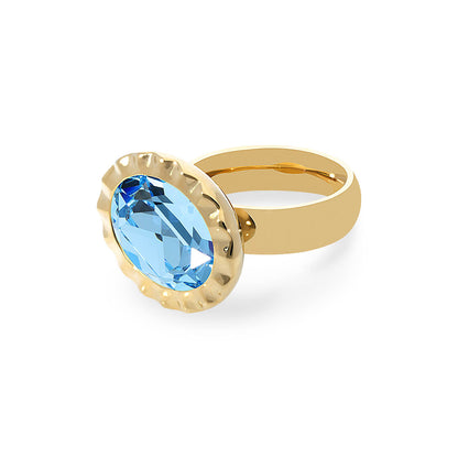Tivola Ring UNICA in Gold - Aquamarine