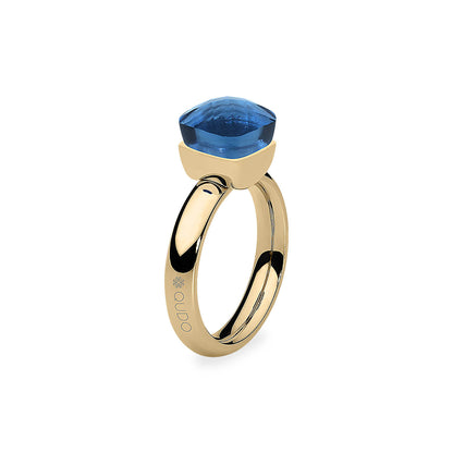 Firenze Ring in Gold - Dark Blue
