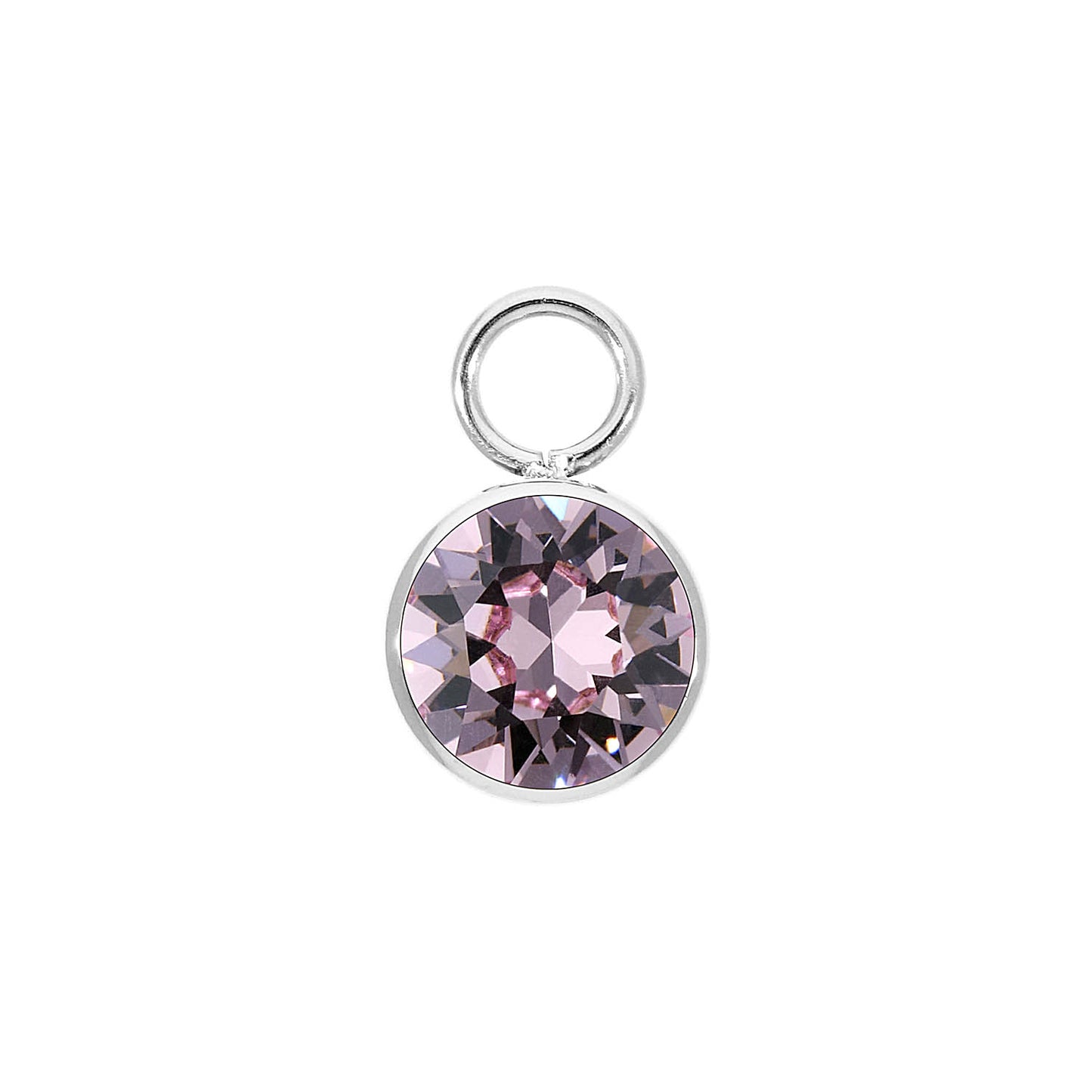 Bottone Charm in Silver
