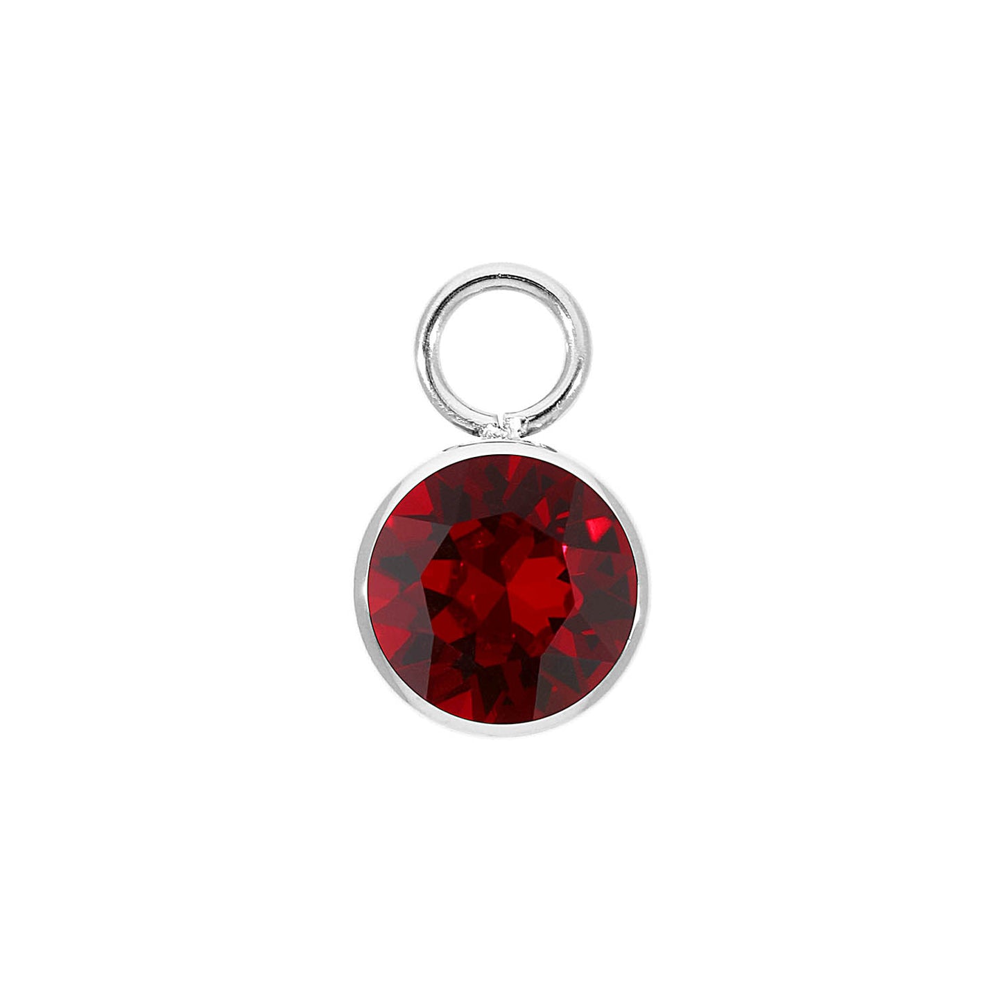 Bottone Charm in Silver