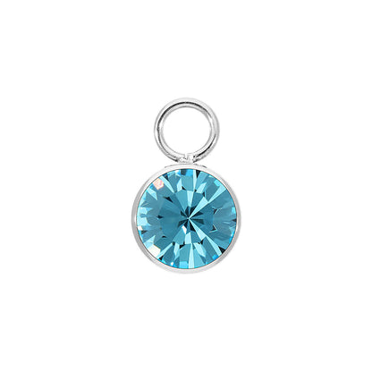 Bottone Charm in Silver