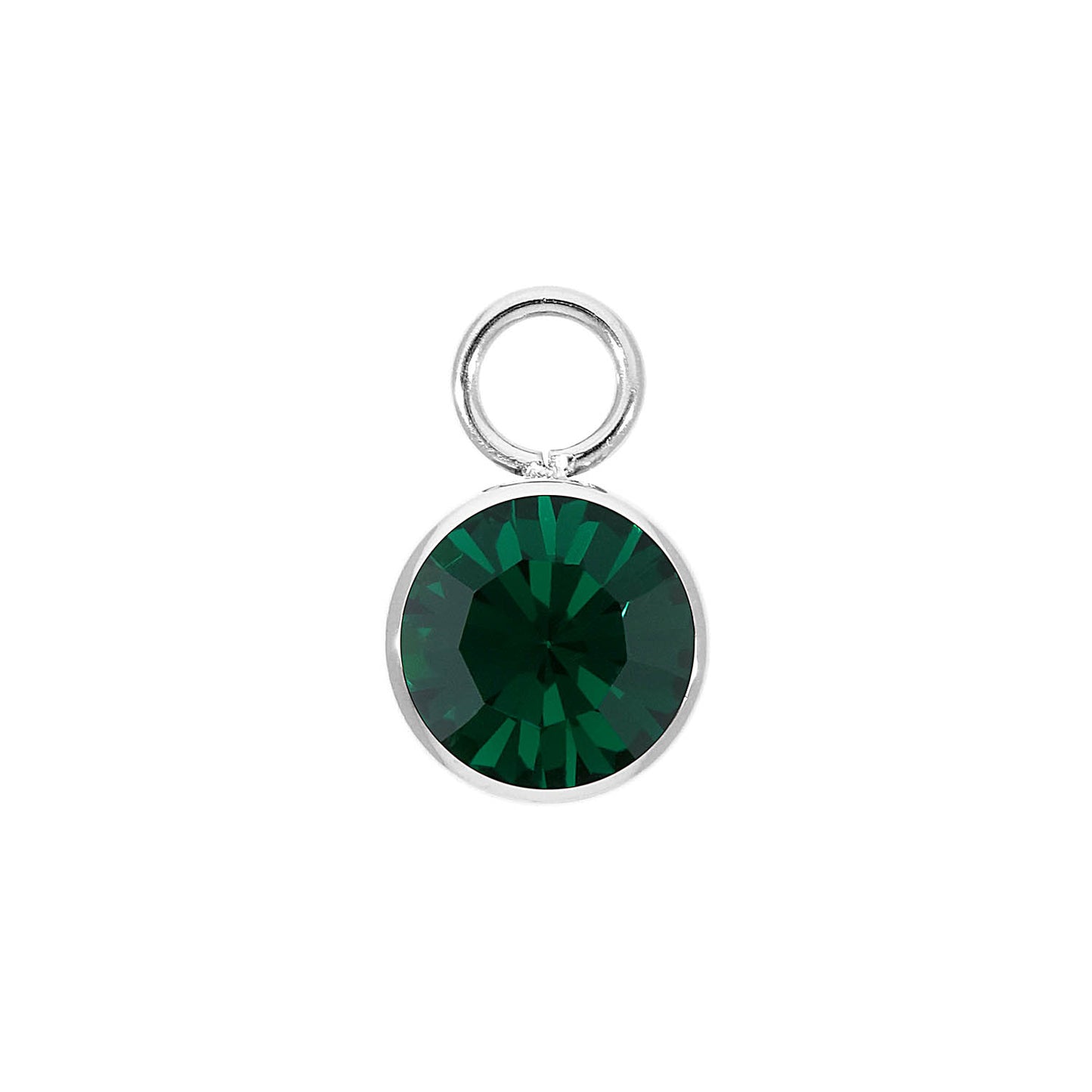 Bottone Charm in Silver