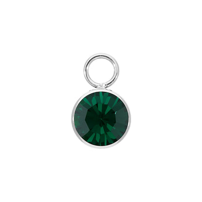 Bottone Charm in Silver