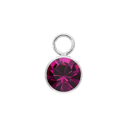 Bottone Charm in Silver