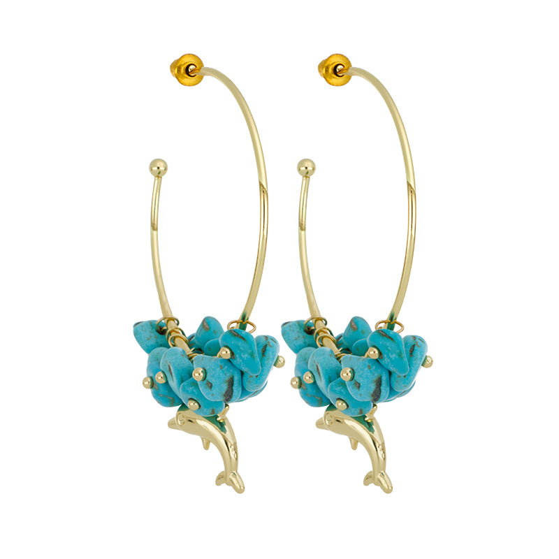 Lizas Natural Stone Dangly's