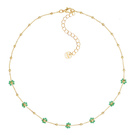 Lizas flower necklace