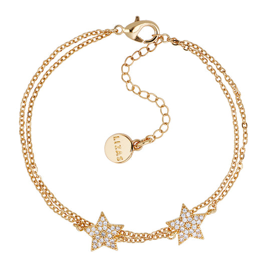 Lizas double stranded star bracelet