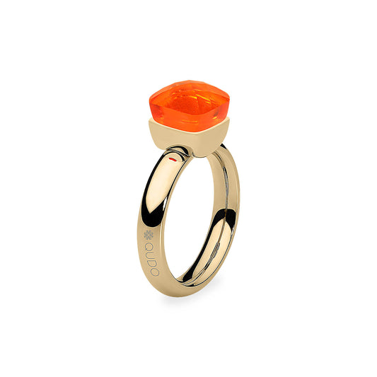 Firenze Ring in Gold - Orange Glow