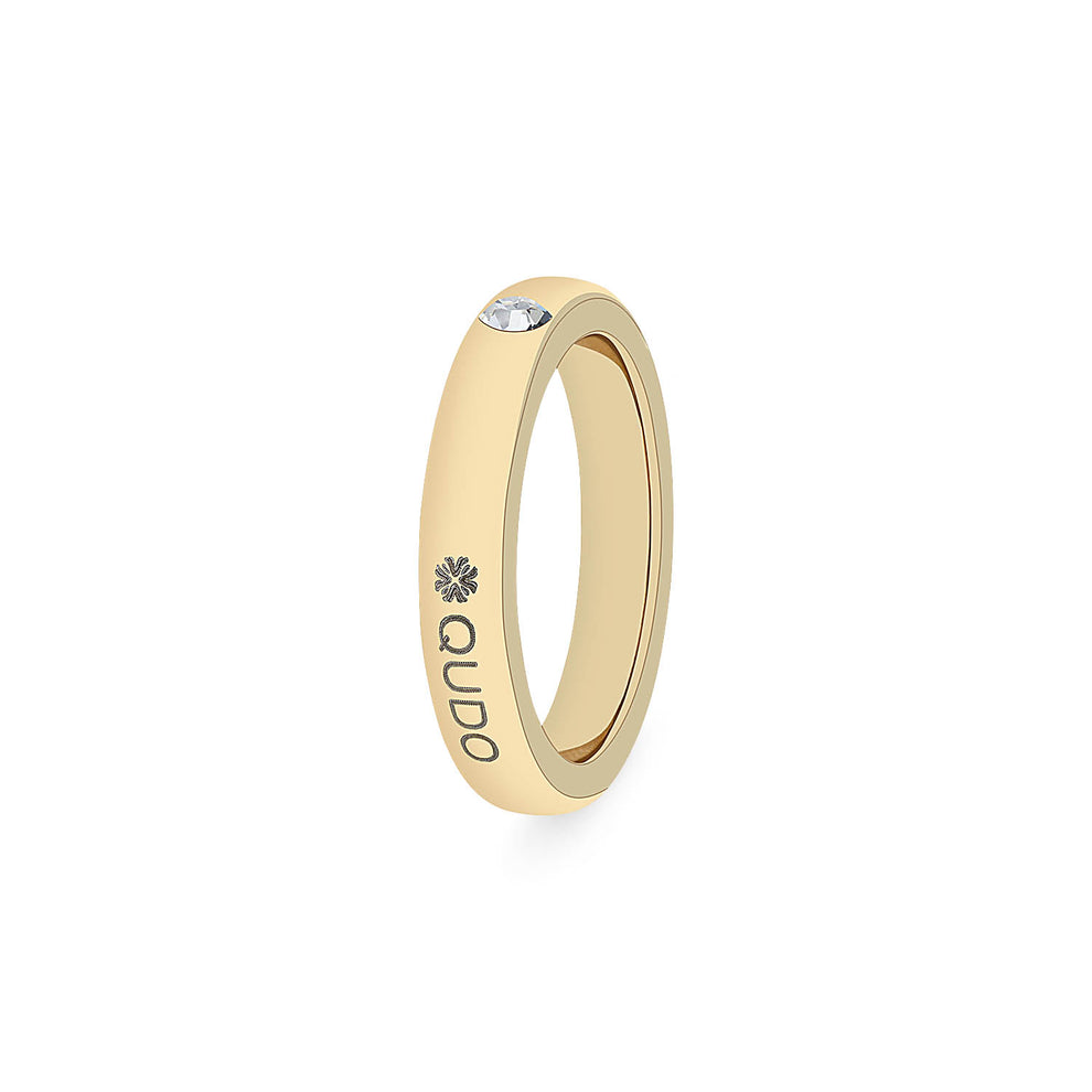 Saria Ring in Gold - Crystal – Qudo South Africa