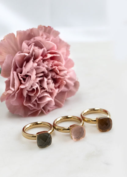 Firenze Ring in Gold - Emerald