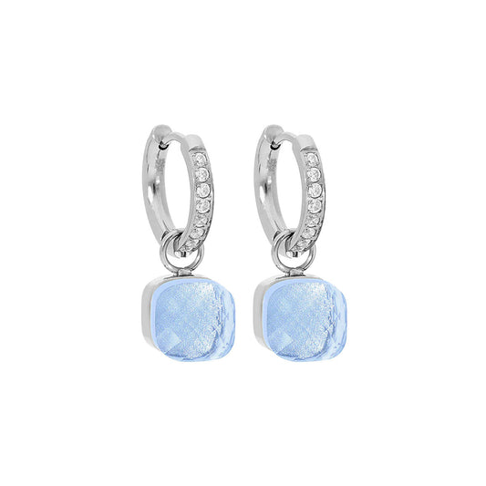 Firenze Deluxe Earrings in Hellblau