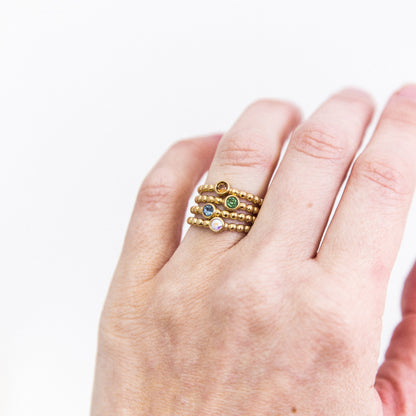 Matino Deluxe Ring in Gold - Erinite