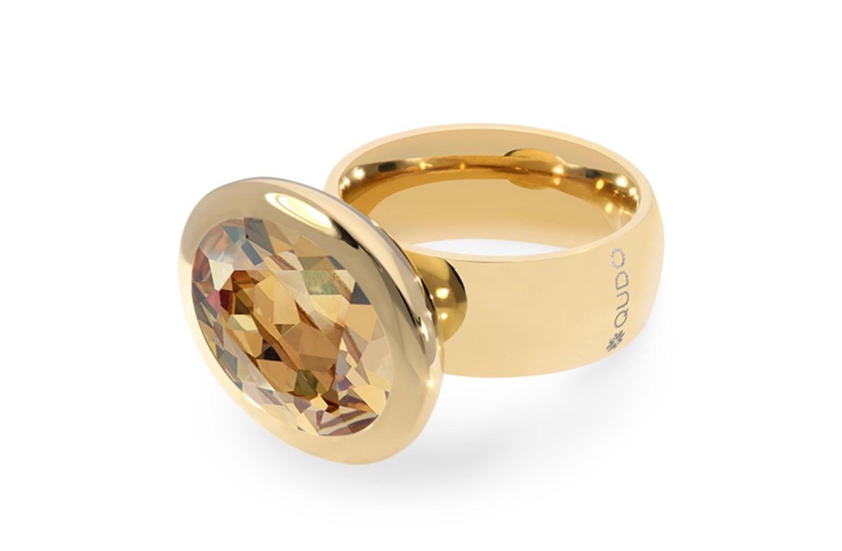 Tivola Ring Big in Gold - Golden Shadow