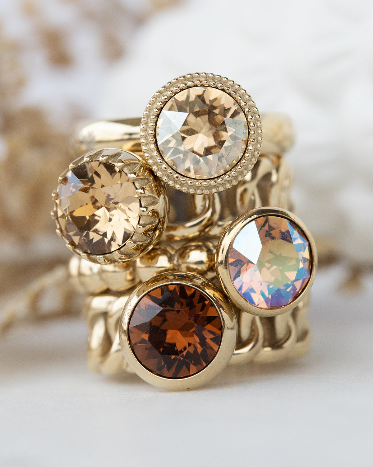 Fabero Top - 11 mm in Gold