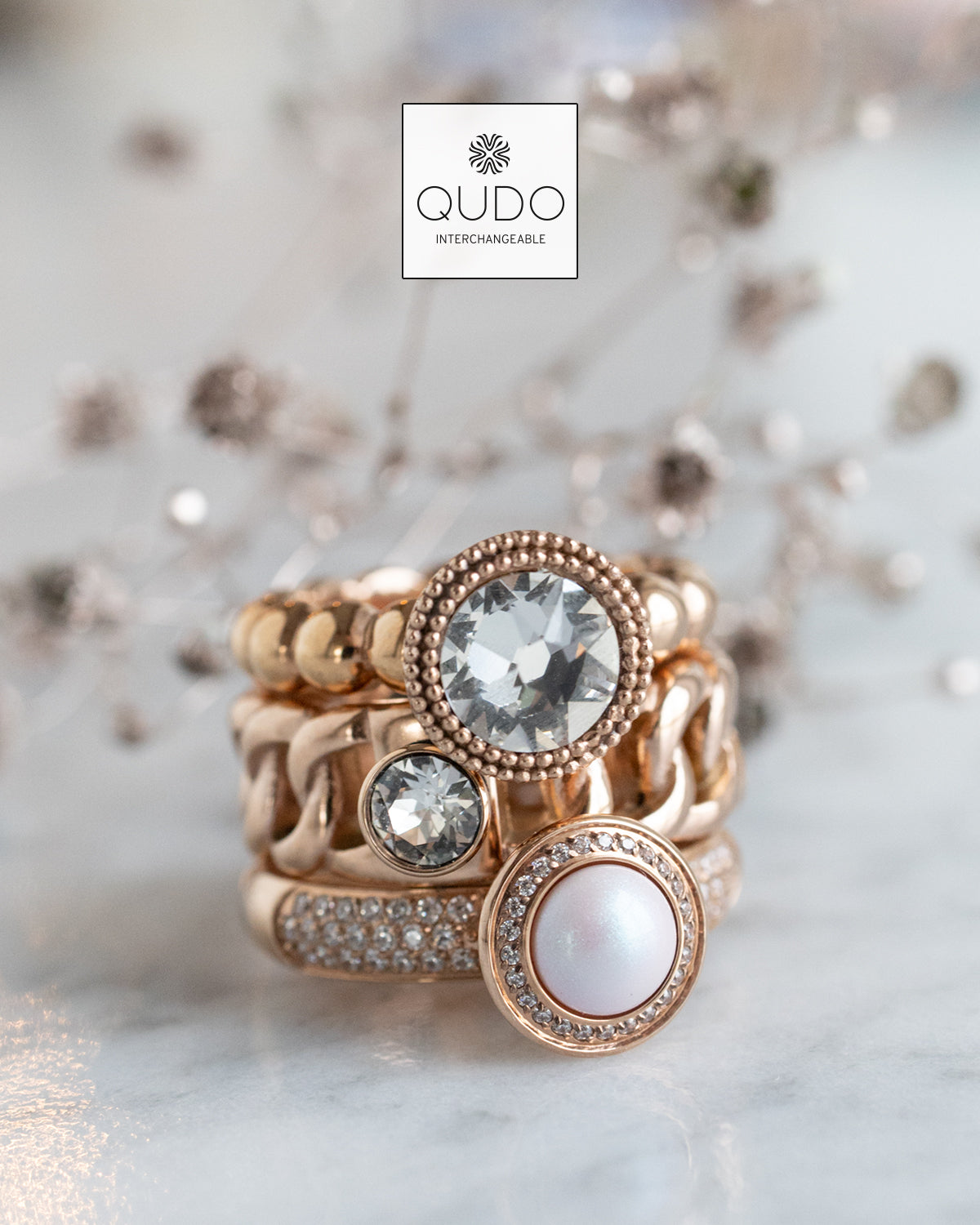 Veroli Ring in Rose Gold