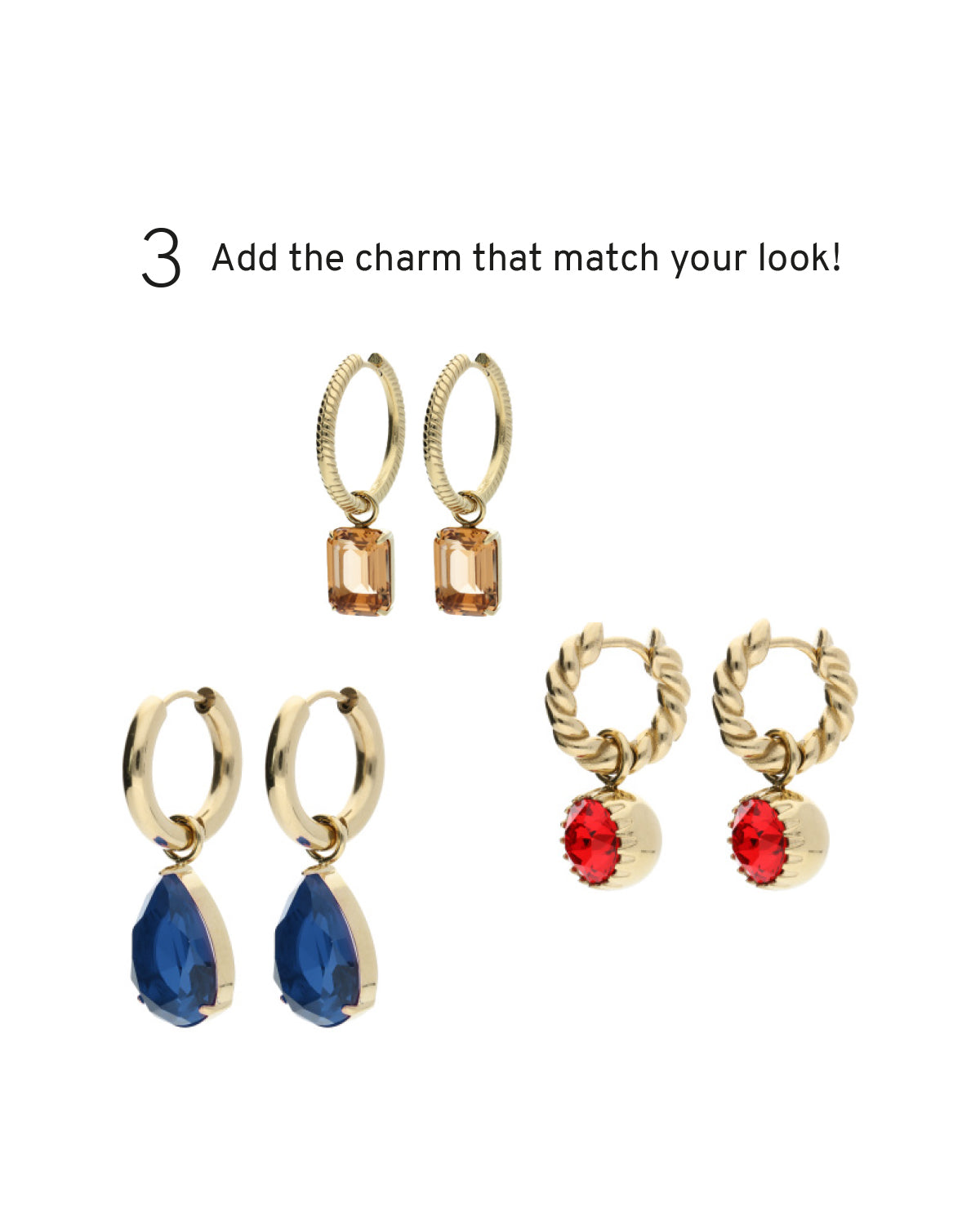 Teana Charm in Gold