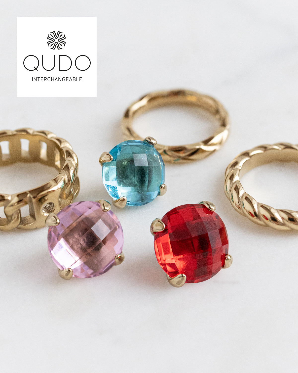Seano Top 13 mm in Rose Gold