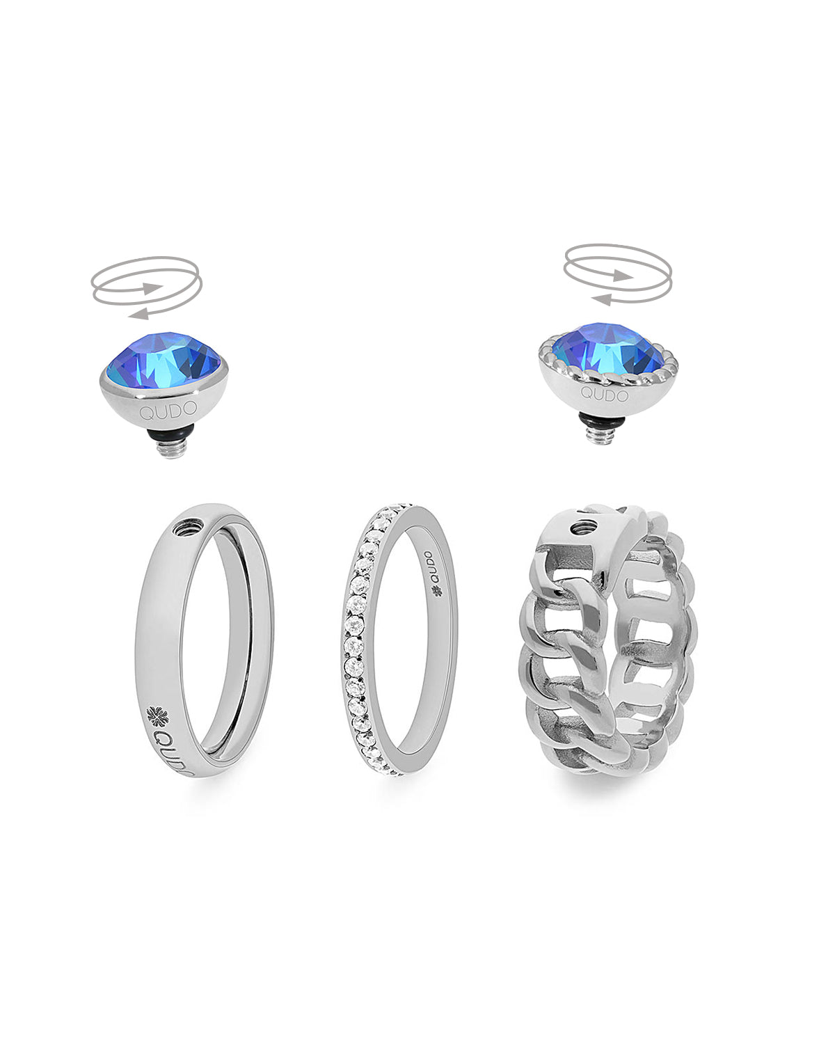Liberi Ring in Polished Silver