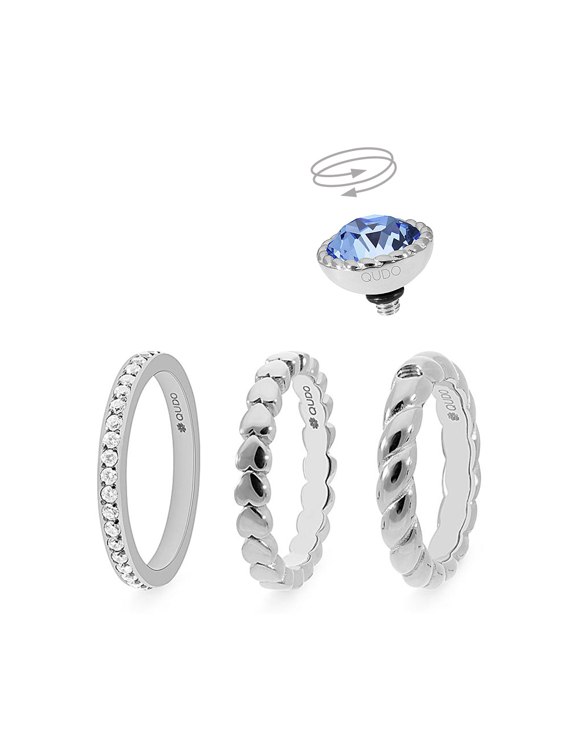 Fabero Top - 11 mm in Silver