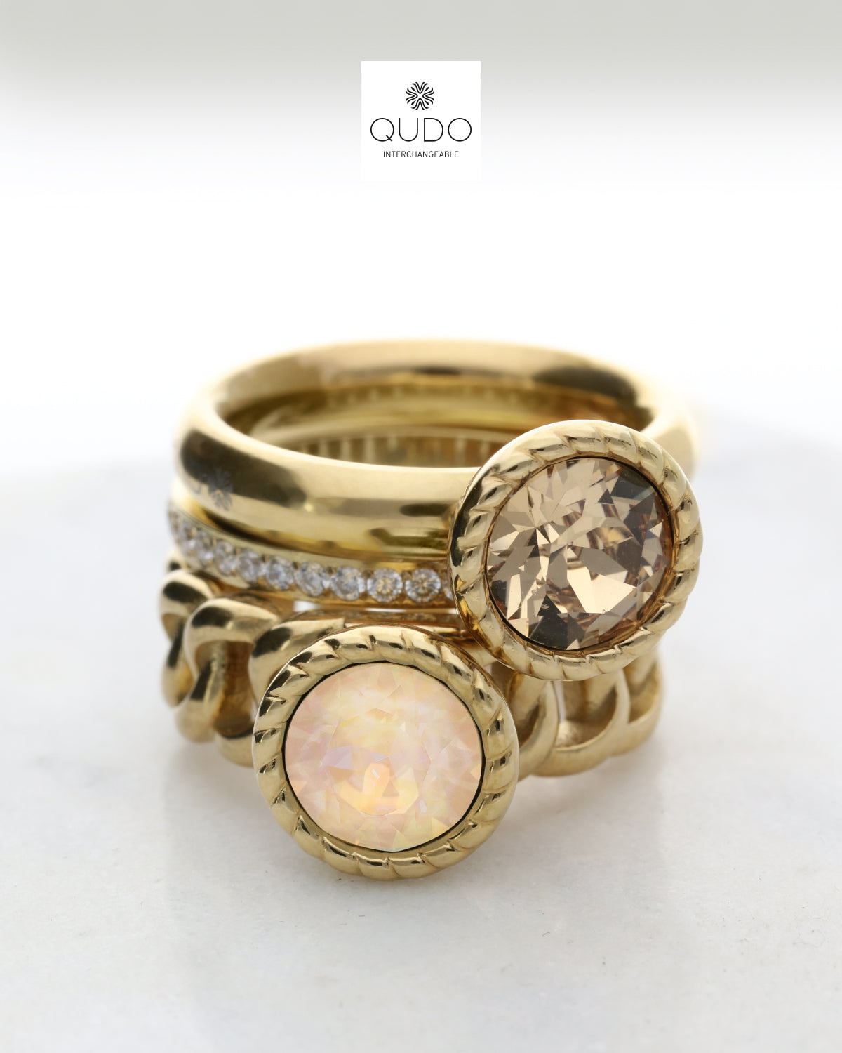 Bocconi top - 11 mm in Rose Gold