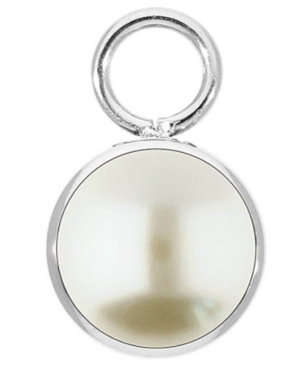 Bottone Charm in Silver