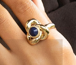 Nodo ring in Gold